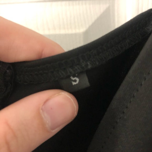 Black Cocktail Dress with Cutouts - Picture 3 of 3